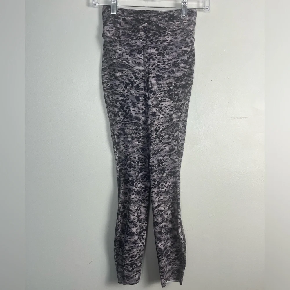 Lululemon Base Pace High-Rise Running Tight Estuary Grey Multi size 2